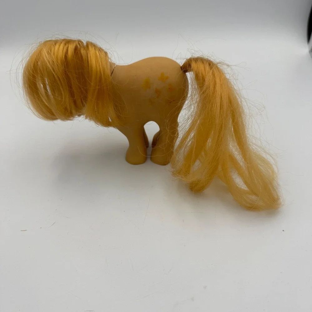 Vintage 1982 Hasbro My Little Pony G1 Butterscotch Yellow Butterfly Cutie Mark